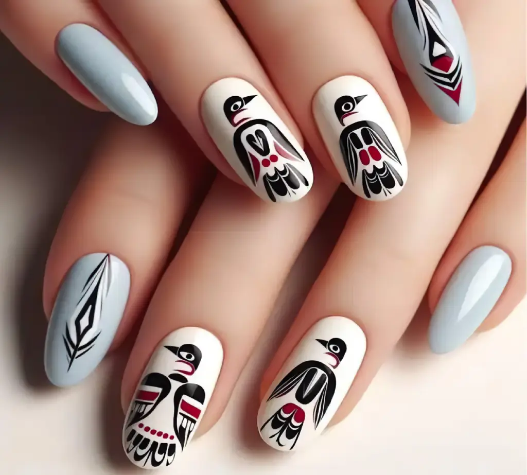 Haida Gwaii Nail Art